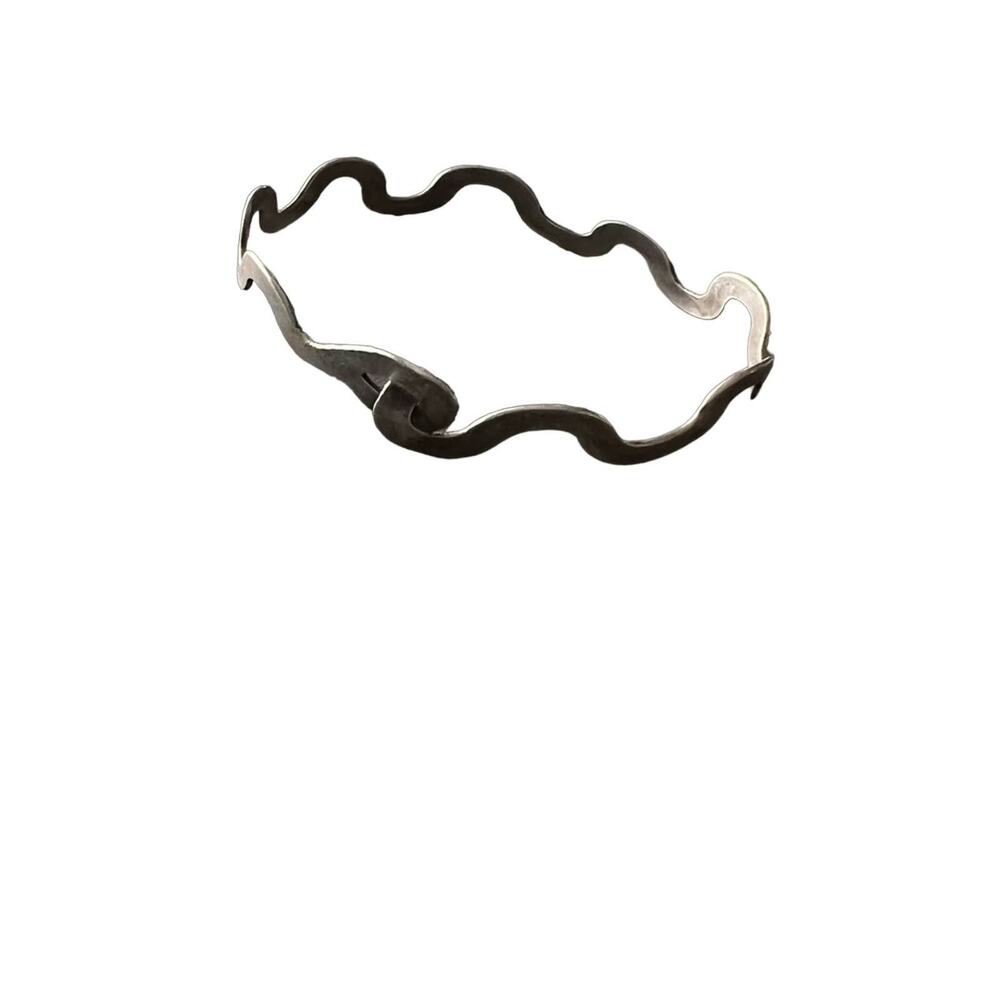 Sterling Silver Artist Made Bangle Bracelet